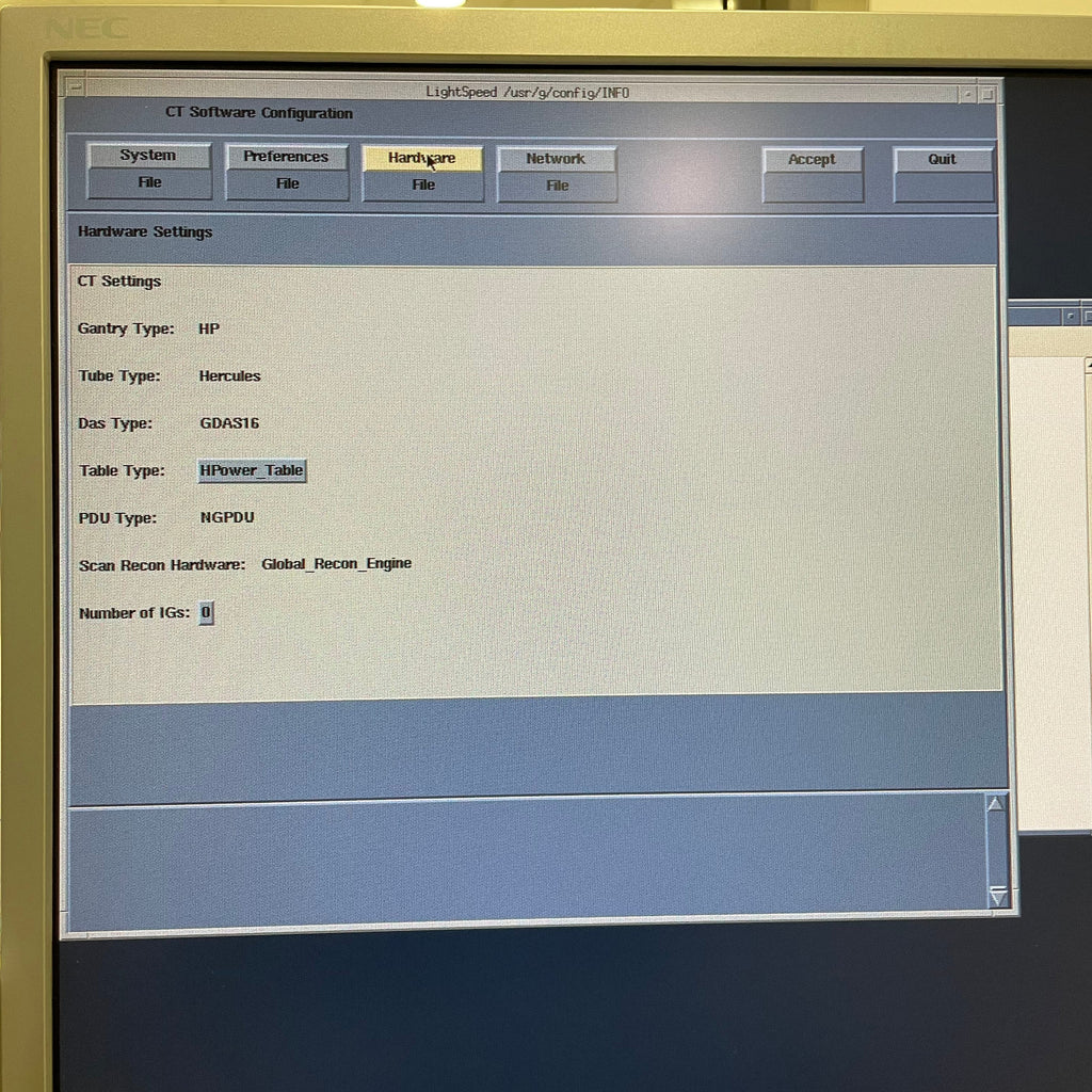 CT GE lighspeed PRO 16 (for parts)